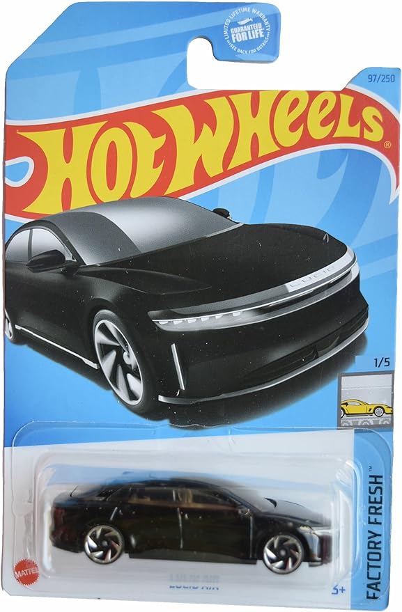Hot Wheels Lucid Air, Factory Fresh 1/5 [Black] 97/250