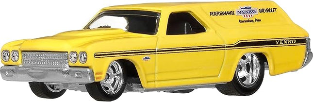 Hot Wheels Premium Car Culture Collectible Toy Car, 1:64 Scale Die-Cast '70 Chevelle SS Wagon, Fast Wagons Vehicle with Real Riders Tires