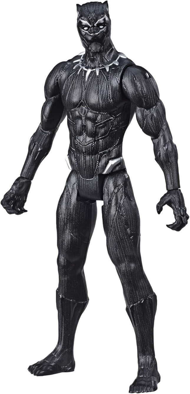Avengers Marvel Titan Hero Series Black Panther Action Figure, 12-Inch Toy, Inspired by Marvel Universe, for Kids Ages 4 and Up