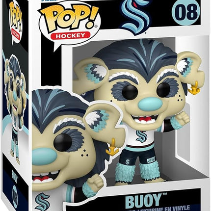 Funko Pop! NHL Mascots: Kraken - Buoy - NHL Mascots and Marks - Collectable Vinyl Figure - Gift Idea - Official Merchandise - Toys for Kids & Adults - Sports Fans - Model Figure for Collectors