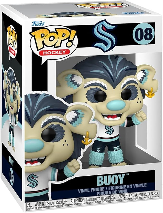 Funko Pop! NHL Mascots: Kraken - Buoy - NHL Mascots and Marks - Collectable Vinyl Figure - Gift Idea - Official Merchandise - Toys for Kids & Adults - Sports Fans - Model Figure for Collectors