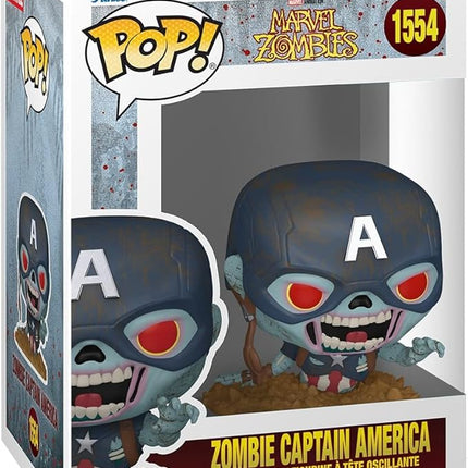 Funko Pop! Marvel: Marvel Zombies - Zombie Captain America - Collectable Vinyl Figure - Gift Idea - Official Merchandise - Toys for Kids & Adults - Comic Books Fans - Model Figure for Collectors