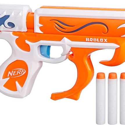 Nerf Roblox Arsenal: Soul Catalyst Dart Blaster, Includes Code to Redeem Exclusive Virtual Item, 4 Elite Nerf Darts, Outdoor Games