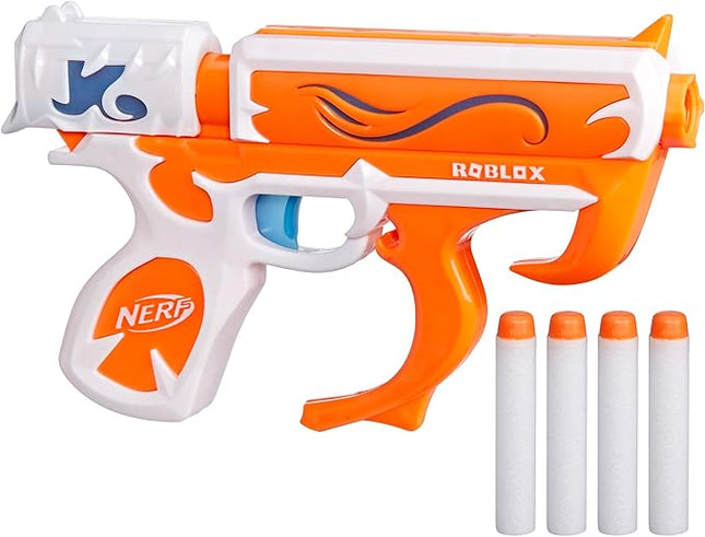 Nerf Roblox Arsenal: Soul Catalyst Dart Blaster, Includes Code to Redeem Exclusive Virtual Item, 4 Elite Nerf Darts, Outdoor Games