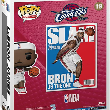 Funko POP! NBA Cover: Slam – Lebron James - Collectable Vinyl Figure - Gift Idea - Official Merchandise - for Kids & Adults - Sports Fans - Model Figure for Collectors and Display