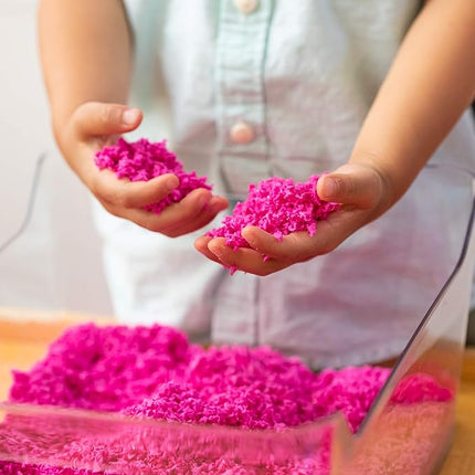 Educational Insights Pluffle® 4-Pack - Sensory Bin Foam Set, No Mess Alternative to Sand Toys & Slime for Toddlers at Home or in The Classroom, Fun Sensory Table Filler, Gift for Kids Ages 3+