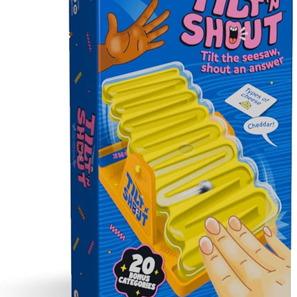 Big Potato Tilt ’n’ Shout – Fast-Paced Family Board Game for Adults & Kids | Shout Out Trivia Party Game with Categories & Bonus Content | New Board Games 2025