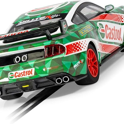 Scalextric C4327 Ford Mustang GT4 - Castrol Drift Car Cars - World Sport Champ/Endurance