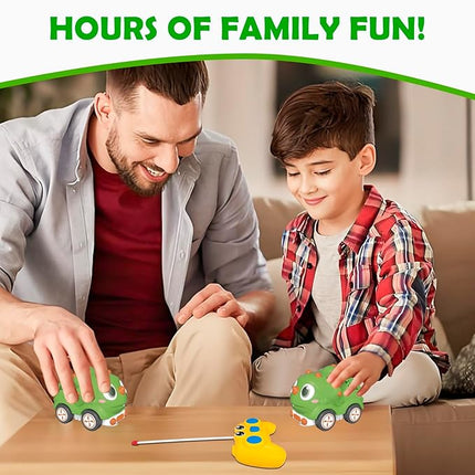 Remote Control Car for Toddlers 18M+, Safe & Durable Cartoon Silicone Crash-Resistant RC Car, Dinosaur Toys for 18M+ Boys & Girls, Christmas Birthday Gift Ideas for Kid Girls & Boys