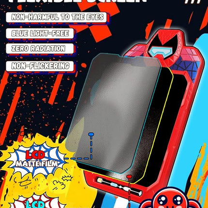 LCD Writing Tablet for Kids 10 Inch Spider Hero for Toddler 3 4 5 6 7 8 - Paint, Doodle Board, Drawing Pad - Travel Toys, Road Trip Car Activities, Birthday Christmas Gift Boys & Man