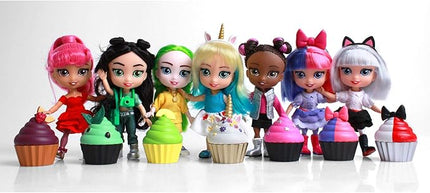 Loyal Subjects - for Keeps - Sophia Girl with Cupcake Keepsake Hot Pink 5" Action Figure (Net)