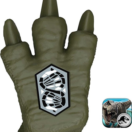 Mattel Jurassic World Rebirth Gigantic Thrashers Tyrannotitian Dinosaur Figure Toy, 2 Tail Activated Rampage Attacks, Digital Play