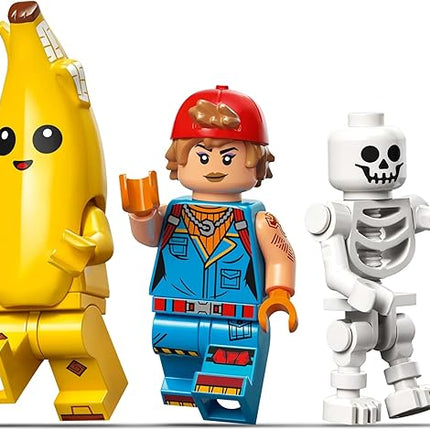 Lego 77075 Fortnite Peely and Spark Plug Campsite Toy, Birthday Present, Blocks, Boys, Girls, Children, 7, 8, 9, Elementary School, Game, Pretend Play, Pretend Play, Mom, Father