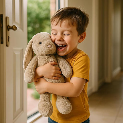 Bunny Rabbit Stuffed Animals Plush Toys for Kids Girls Boys Baby Birthday Bedtime Gift, 17.7 inches