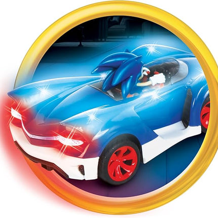 NKOK Team Sonic Racing R/C Ready to Run Sonic Glow Racer with Turbo Boost and Lights