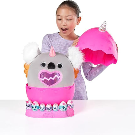 Eggzania Fairy Mania (Rhino) by ZURU, Plush Toy, Collectible Plush, Surprise Eggs, Wearable Accessories, Slime, Toys for Girls