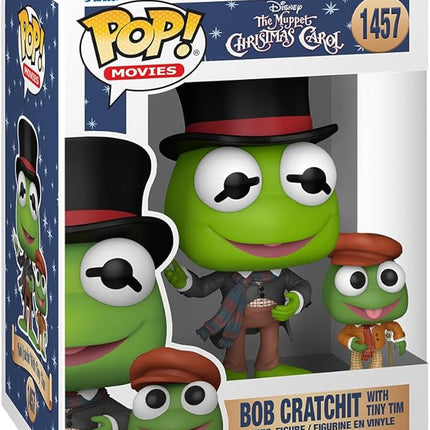 Funko Pop! & Buddy: Disney Holiday - The Muppet Christmas Carol, Kermit and Robin as Bob Scratchit with Tiny Tim