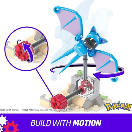 MEGA Pokémon Building Toys Set, Zubat’s Midnight Flight with 61 Pieces, 1 Poseable Character, 5 Inches Tall, for Kids