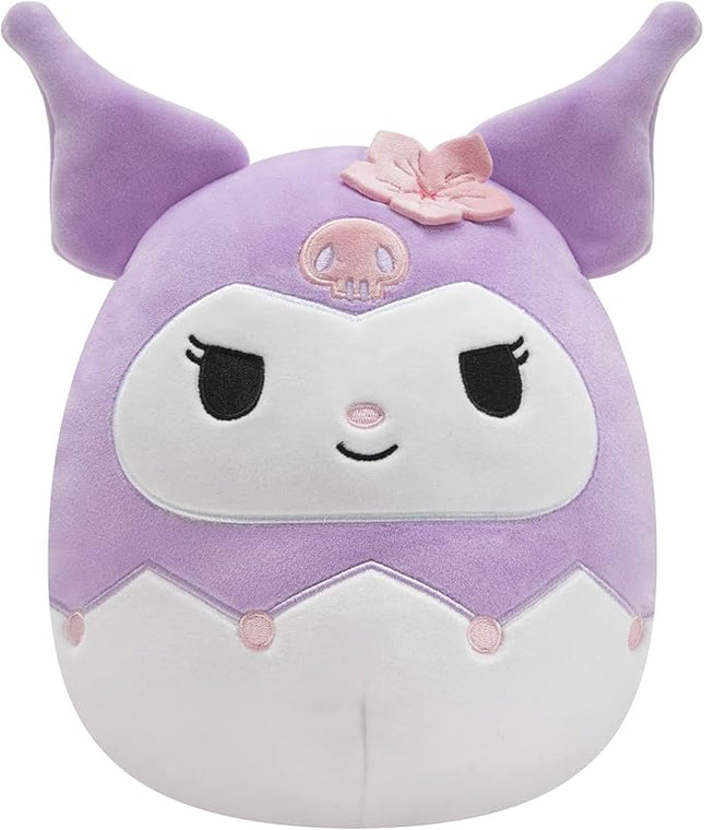 Squishmallow Official Kellytoy Sanrio Squad Squishy Stuffed Plush Toy Animal ((Purple), 8 Inch)