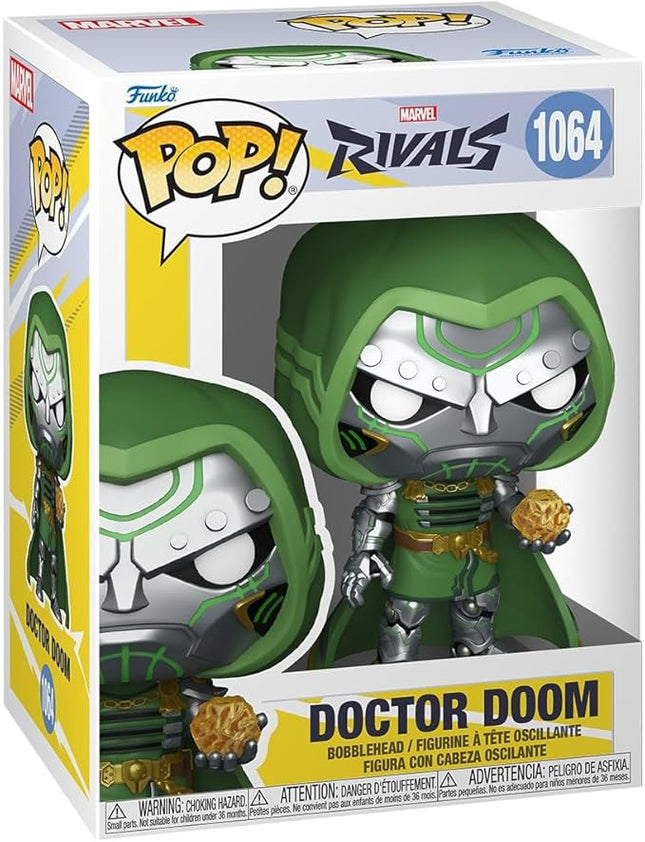 Funko Pop! Games: Marvel Rivals - Doctor Doom - Marvel - Collectable Vinyl Figure - Gift Idea - Official Merchandise - Toys for Kids & Adults - Superheroes Fans - Model Figure for Collectors
