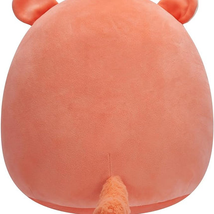 Squishmallows Original 14-Inch Erica Peach Chinchilla - Large Ultrasoft Official Jazwares Plush