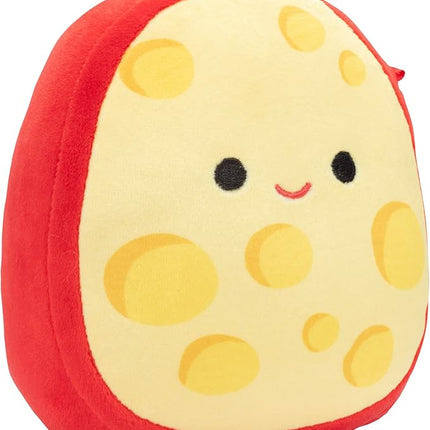 Squishmallows 5" Mannon The Gouda Cheese Mini Plush - Official Kellytoy - Collectible Soft & Squishy Mini Cheese Stuffed Animal Toy - Easter Gift for Kids, Girls, & Boys - 5 Inch