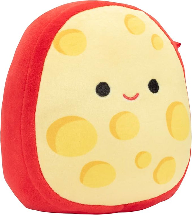 Squishmallows 5" Mannon The Gouda Cheese Mini Plush - Official Kellytoy - Collectible Soft & Squishy Mini Cheese Stuffed Animal Toy - Easter Gift for Kids, Girls, & Boys - 5 Inch