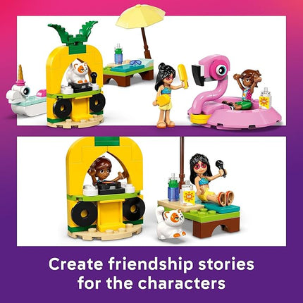 LEGO Friends Unicorn & Flamingo Pool Party Pretend Play Building Toy - Creative Storytelling Playset for Kids for Boys & Girls, Ages 5+ - Birthday Gift Idea for Kids - 42658