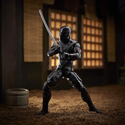 G. I. Joe Hasbro Classified Series : G.I. Joe Origins Snake Eyes Action Figure 16, Premium 6-Inch Scale Toy with Custom Package Art , Black