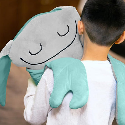 Bumpas Weighted Plush Toy – Machine Washable Calming Stuffed Animal for Kids – Arms and Body are Weighted to Give a Realistic Hug – Soft Companion for Playtime, Naptime & Travel (Shuggy)