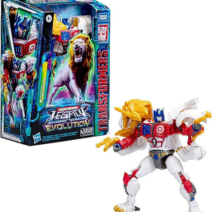 Transformers Toys Legacy Evolution Voyager Maximal Leo Prime Toy, 7-inch, Action Figure for Boys and Girls Ages 8 and Up