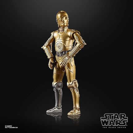 STAR WARS The Black Series Archive C-3PO Toy 6-Inch-Scale A New Hope Collectible Premium Action Figure, Toys Kids Ages 4 and Up