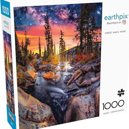 Buffalo Games - Earthpix - Forest Magic Hour - 1000 Piece Jigsaw Puzzle for Adults -Challenging Puzzle Perfect for Game Nights - Finished Size is 26.75 x 19.75
