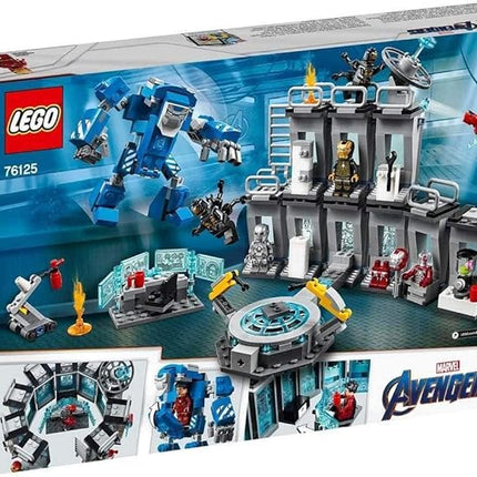 LEGO Marvel Avengers Iron Man Hall of Armor 76125 Building Kit, Tony Stark Iron Man Suit Action Figures (524 Pieces)