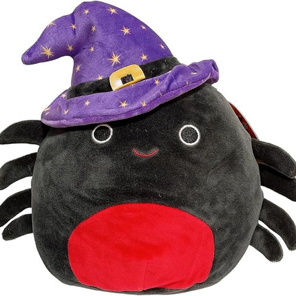 Squishmallow Official Kellytoy Halloween Squishy Soft Plush Toy Animals (Bella Spider (Witch Hat), 8 Inch)
