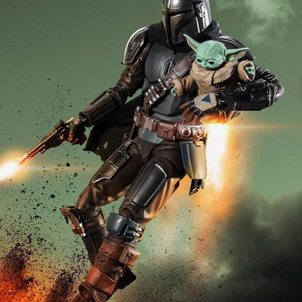 S.H. Figuarts Star Wars The Mandalorian & Grogoo Approx. 5.9 inches (150 mm), ABS & PVC & Fabric, Pre-painted Action Figure