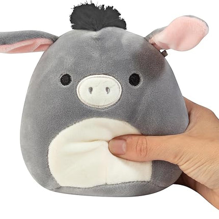 Squishmallows Mystery 5-Inch Farm Plush - Receive 1 of 4 Styles - Official Jazwares - Horse, Pig, Donkey or Goat - Collectible Soft & Squishy Mini Stuffed Animal Toy - Gift for Kids, Girls & Boys