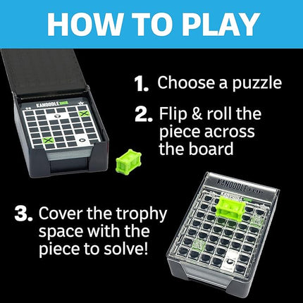 Educational Insights Kanoodle Flip - 3D Brain Teaser Puzzles, Single Player Brain Game, Fun Travel Games for Kids, Challenging Logic Puzzle Games and Gifts for Kids, Teens & Adults Ages 7+