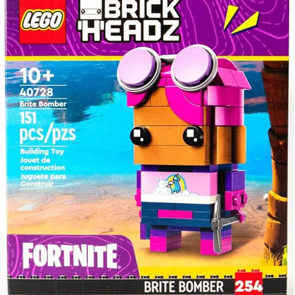 LEGO Fortnite Brickheadz Brite Bomber 40728 (151 Pieces) Building Set for Fans Aged 10 and Up