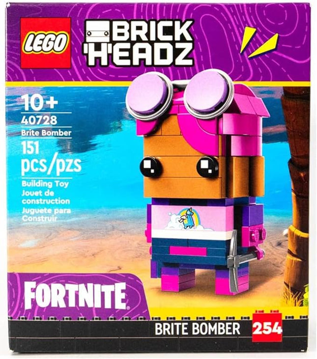 LEGO Fortnite Brickheadz Brite Bomber 40728 (151 Pieces) Building Set for Fans Aged 10 and Up