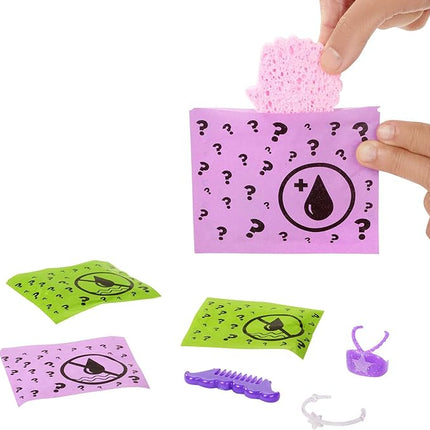 Barbie Color Reveal Rainbow Mermaid Series Chelsea Doll with 6 Surprises, Color Change and Accessories