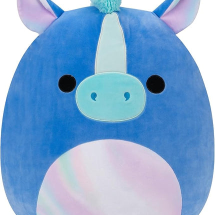 Squishmallows Original 16-Inch Mythical Creature Romano The Blue Hippocampus - Large Ultrasoft Official Jazwares Plush