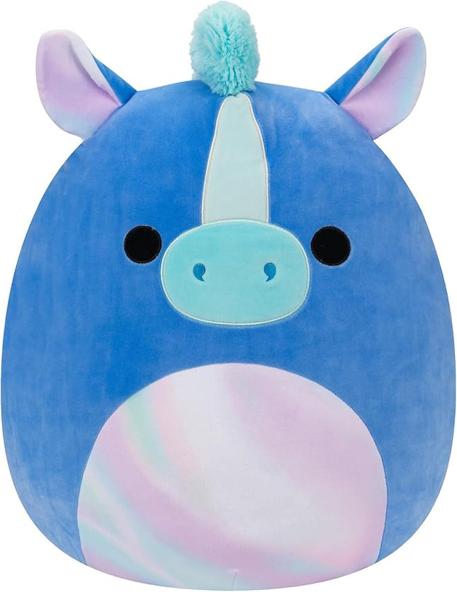 Squishmallows Original 16-Inch Mythical Creature Romano The Blue Hippocampus - Large Ultrasoft Official Jazwares Plush