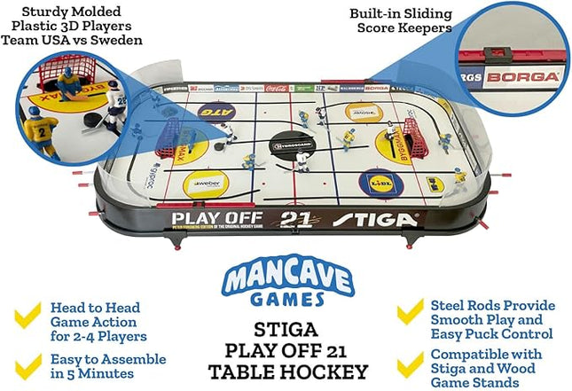 STIGA Playoff 21 Table Hockey - USA vs Sweden