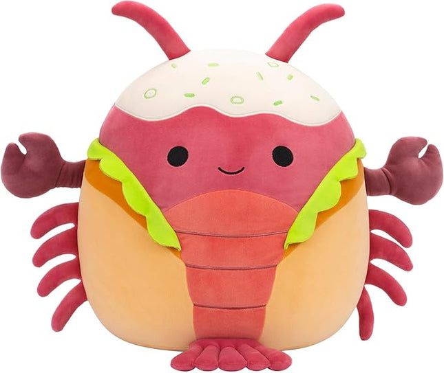 Squishmallows Original 14-Inch Lorono Lobster in Lobster Roll - Official Jazwares Plush (Large)