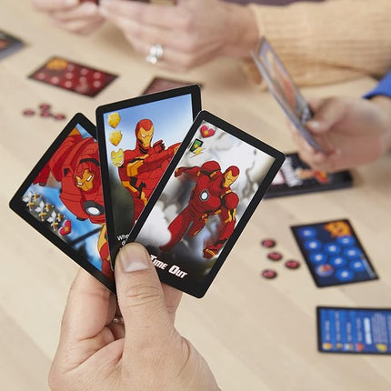 Hasbro Gaming Marvel Mayhem-Card Game, Featuring Super Heroes, Fun Game for Marvel Fans Ages 8+, Fast-Paced, Easy-to-Learn for 2-4 Players