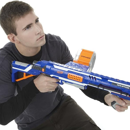NERF Rampage N-Strike Elite Toy Blaster with 25 Dart Drum Slam Fire for Kids, Teens, & Adults (Amazon Exclusive)
