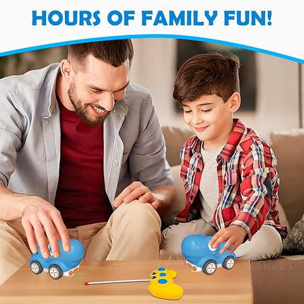 Remote Control Car for Toddlers 1-3,Safe & Durable Cartoon Silicone Crash-Resistant RC Car, Whale Toys for 2-6 Old Boys & Girls,Christmas Birthday Gift Ideas for Kid Girls & Boys