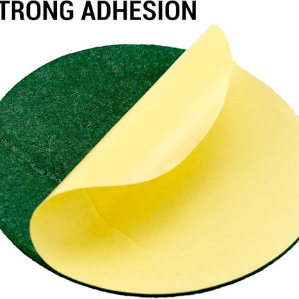 12 Pack Self Adhesive Air Hockey Mallet Felt Pads 94mm Felt Pad Replacement for Air Hockey Pushers