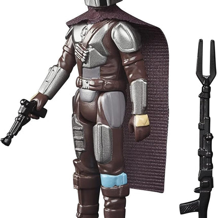 STAR WARS Retro Collection The Mandalorian (Beskar) Toy 3.75-Inch-Scale The Mandalorian Collectible Action Figure, Accessories